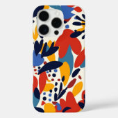 絵を描カラフル花柄の電話ケース2 Case-Mate iPhoneケース (裏面)