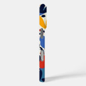 絵を描カラフル花柄の電話ケース2 Case-Mate iPhoneケース (裏面 / 右)