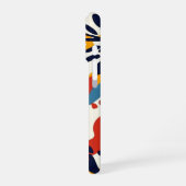 絵を描カラフル花柄の電話ケース2 iPhoneケース (左側面)