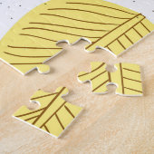 絵を描カラフル離れ、明るいビジネスの背景 ジグソーパズル (側面)