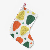 絵を描カラフル離れ、明るいビジネスの背景 スモールクリスマスストッキング (正面 (吊り時))