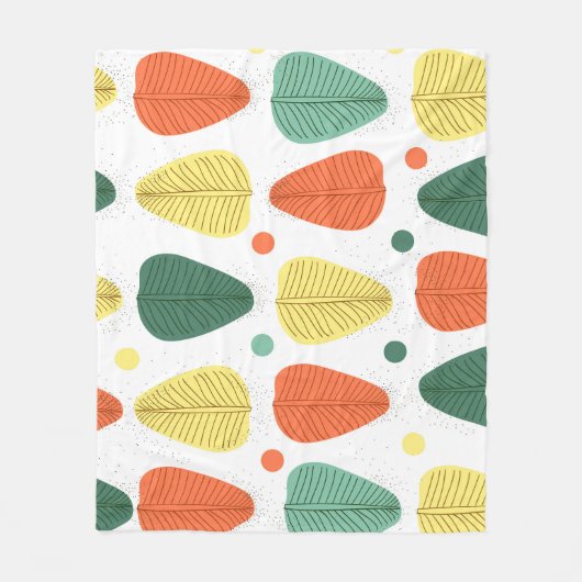 絵を描カラフル離れ、明るいビジネスの背景 フリースブランケット (正面)