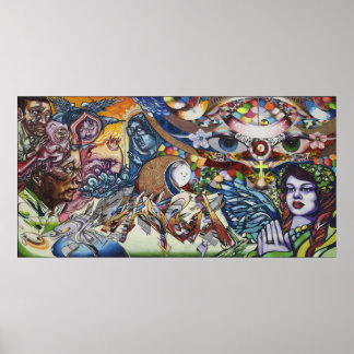 絵を描キャンバス上のあなたの信仰 ポスター