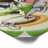 絵を描キャンバス上のあなたの信仰 ポスター (角)