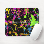 絵を描クール(ばちゃばちゃ)跳ねる・アート・アーティスト・ペインター・マウス・パッド マウスパッド (マウス)