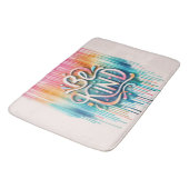 絵を描グラデーション親切を色に鮮やか塗る バスマット (アングル)