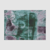 絵を描グラフィティグランジ |ムーディースプラムパープルグリーン 薄葉紙 (正面)