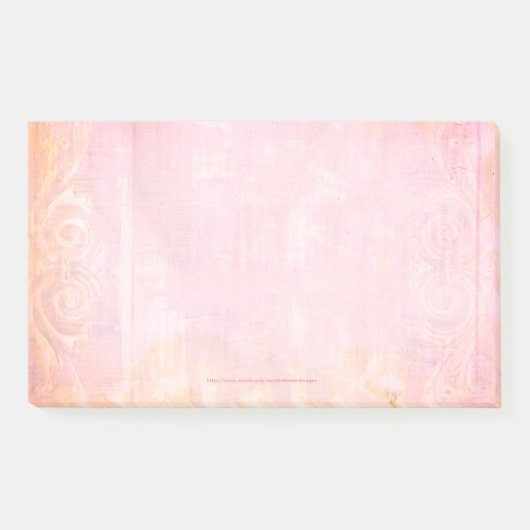 絵を描グランジArt Post-It Note Pad ポストイット (正面)