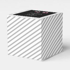 絵を描グルームシルエットゲイ結婚式の引き出物ボックス フェイバーボックス