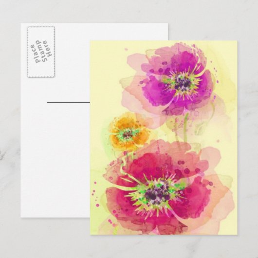 絵を描ケシ2 ポストカード (正面/裏面)