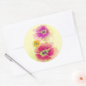 絵を描ケシ2 ラウンドシール (封筒)