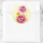 絵を描ケシ2 ラウンドシール (バッグ)