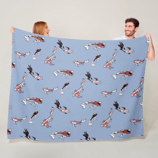 絵を描コイ フリースブランケット (インサイチュ)