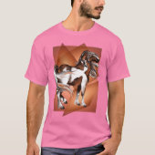 絵を描シャツ Tシャツ (正面)