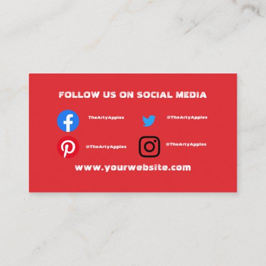 絵を描ショップカーの吹き付け業務 名刺 (裏面)