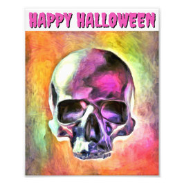 絵を描スカルカスタマイズ フォトプリント           