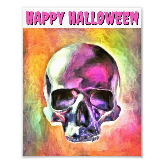 絵を描スカルカスタマイズ フォトプリント            (正面)