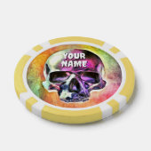 絵を描スカルカスタマイズ ポーカーチップ (シングル)