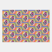 絵を描スカルカスタマイズ ラッピングペーパーシート (正面2)