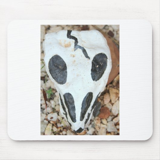 絵を描スカル マウスパッド (正面)