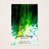 絵を描ストライプイヤリングネックレスジュエリー表示カード (裏面)