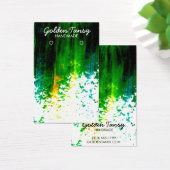 絵を描ストライプイヤリングネックレスジュエリー表示カード (デスク)