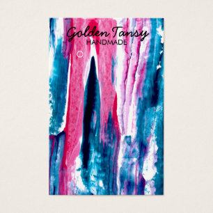 絵を描ストライプイヤリングネックレスジュエリー表示カード