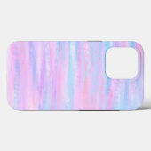 絵を描ストライプターコイズピンクパープルケースメイトiP Case-Mate iPhoneケース (裏面 (横))