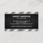 絵を描スプ銃の自動体の詳絵を描細 名刺 (裏面)