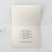 絵を描ズ（ユダヤ教）メノラーハッピーハヌカー シーズンカード (内部)