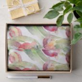 絵を描チューリップinスプリングタイム水彩フローラ 薄葉紙 (ギフト)