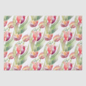 絵を描チューリップinスプリングタイム水彩フローラ 薄葉紙 (正面)
