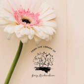 絵を描ツリーパーソナライズされたブックライブラリ セルフインキングスタンプ