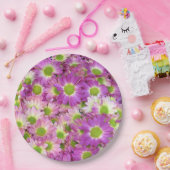 絵を描デイジー ペーパープレート (パーティー)