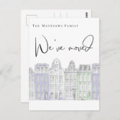 絵を描ハウズウォーターカラー新しいホーム発表 ポストカード (正面/裏面)