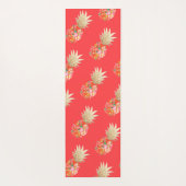 絵を描ハワイアンビーチマウナラニベイコーラルオレンジ ヨガマット (裏面)