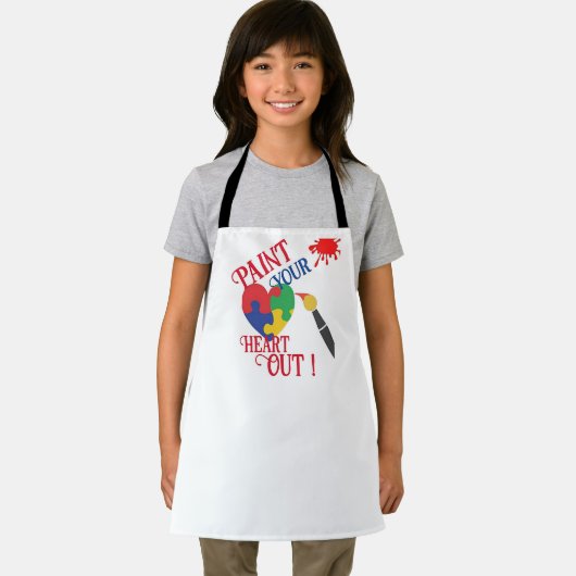 絵を描ハートアウト エプロン (インサイチュ)