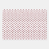 絵を描ハートトリオラッピング紙 ラッピングペーパーシート (正面2)