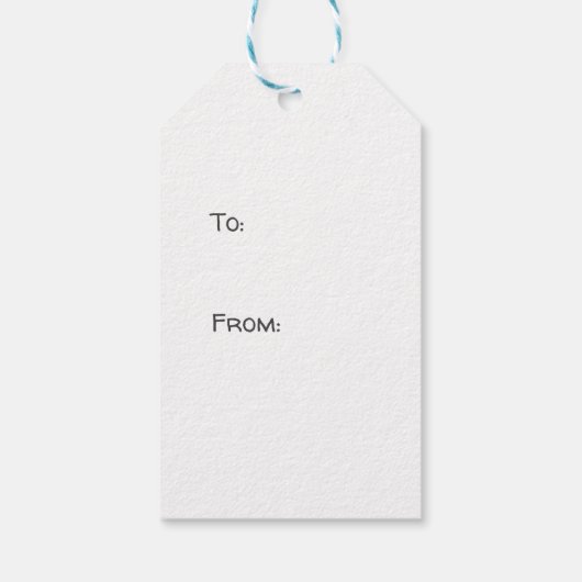 絵を描ハートラベル ギフトタグ (裏面)