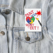 絵を描ハート出力 缶バッジ (インサイチュ)