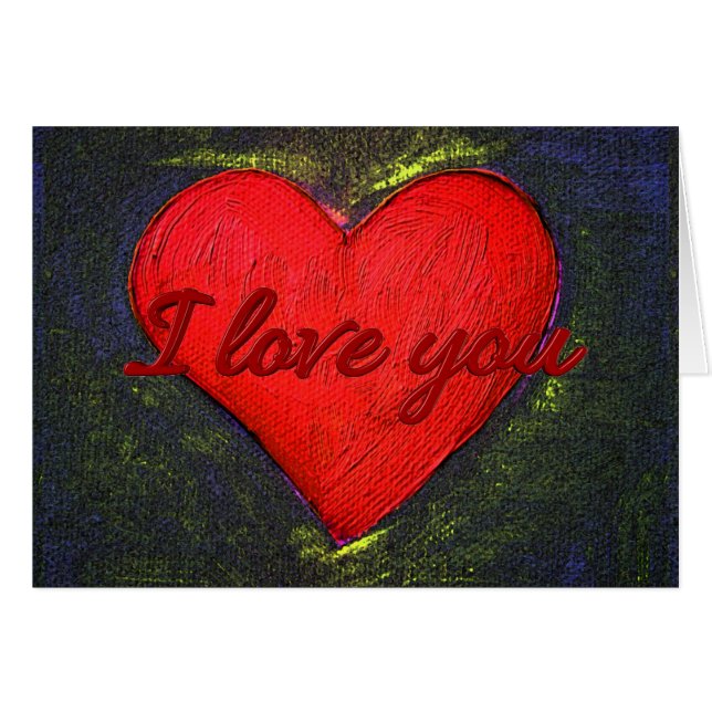 絵を描ハート (正面横)