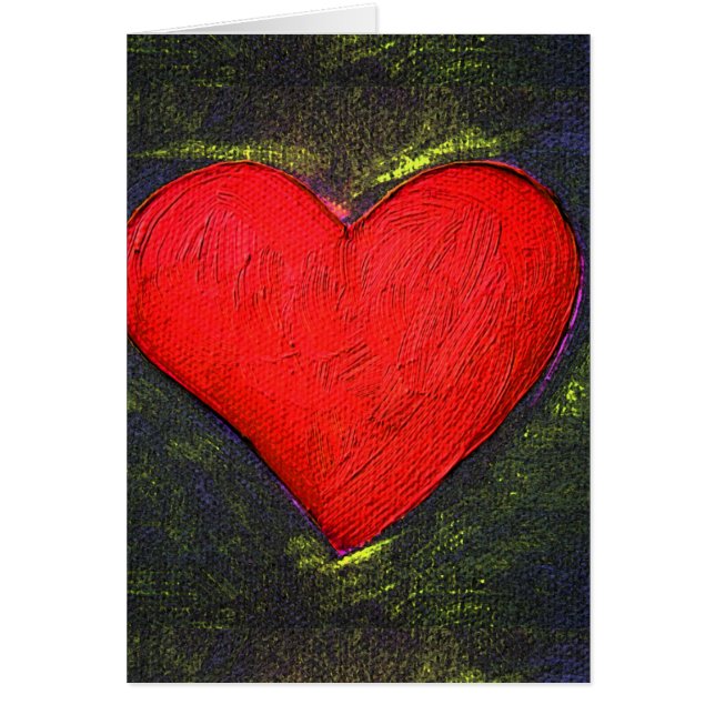 絵を描ハート (正面)