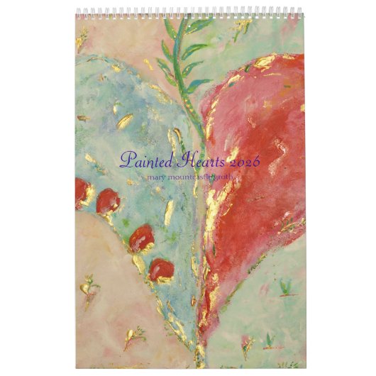 絵を描ハート2026カレンダー カレンダー (カバー)