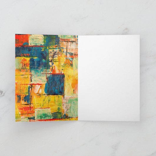 絵を描ハート カード (内部)