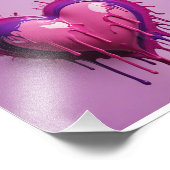 絵を描ハート フォトプリント            (角)