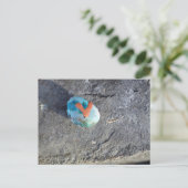 絵を描ハート ポストカード (スタンド正面)