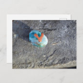 絵を描ハート ポストカード (正面/裏面)