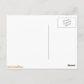 絵を描バケットアニメエンジェルアートワーク ポストカード (裏面)