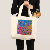 絵を描バッグ ラージトートバッグ (正面(商品))