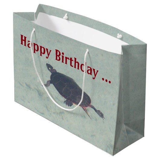 絵を描バッグ ラージペーパーバッグ (裏面アングル)